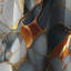 Motif de marbre Urban Luxe - Rideau de marbre abstrait - Rideau de marbre occultant - 1 panneau-107538505