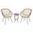 Pfeiffer 2 - Person Patio Conversation Set with Cushions-810216507