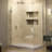Unidoor Plus 38.5" W x 30.375" D x 72" H Frameless Pivot Rectangle Shower Enclosure with Fixed Panel-997376120