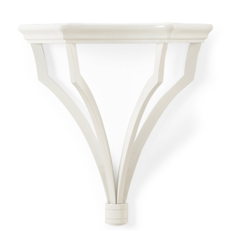 Sheraton Bracket Wall Shelf, White