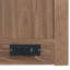 Lit escamotable en bois de pin avec station de charge USB intégrée et panneau de décoration géométrique-572668442
