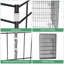 Parc pour chien pliable en métal à 36 panneaux H 36 po avec porte verrouillable, enclos d'exercice intérieur / extérieur pour chiens de taille moyenne à grande