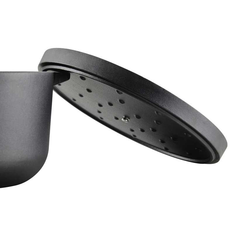 Cocotte en fonte émaillée KitchenAid, 6 pintes, Noir