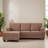 Reversible 85.84" L Shaped Sectional Sofa Couch with Ottoman, Comfy Sectional Sofa with Thick Cushion, Linen Sectional Couches for Living Room-95922611