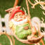 10 "statues de gnome de jardin en résine verte pour arbre de jardin suspendu