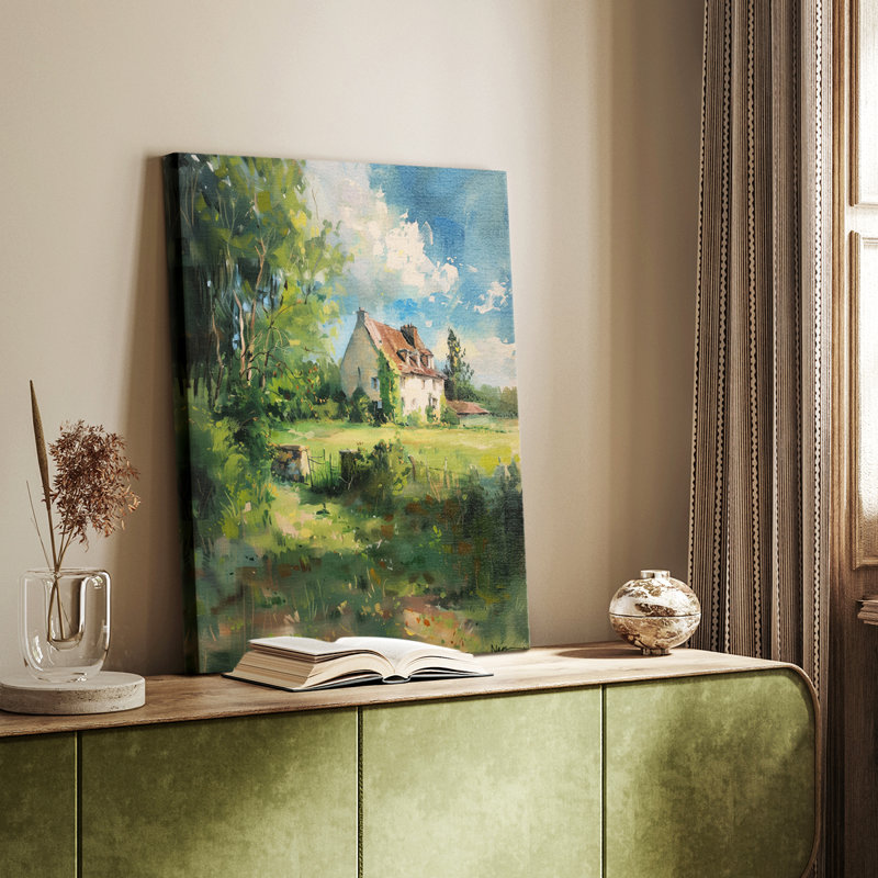 LANDSCAPES Series C -Custom Wrapped Gallery Cavas, 18" H x 12" W