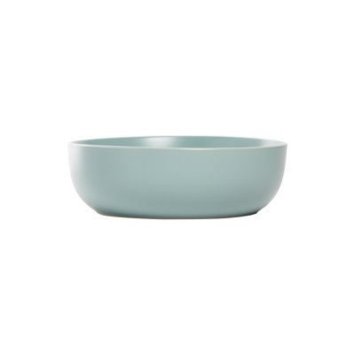 10 Strawberry Street Wazee Matte Coupe Dinnerware, Dinner Bowl, Mineral Blue