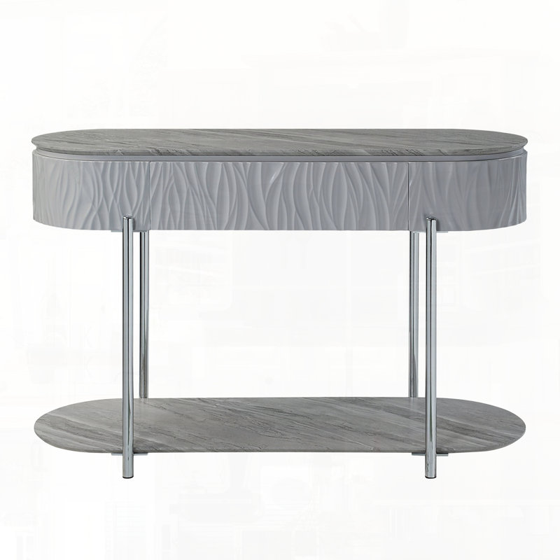 Sofa Table with Sleek Design Blending Practicality and Elegant Aesthetic