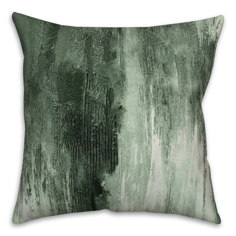  Housse et insert de coussin extérieur peint, Vert