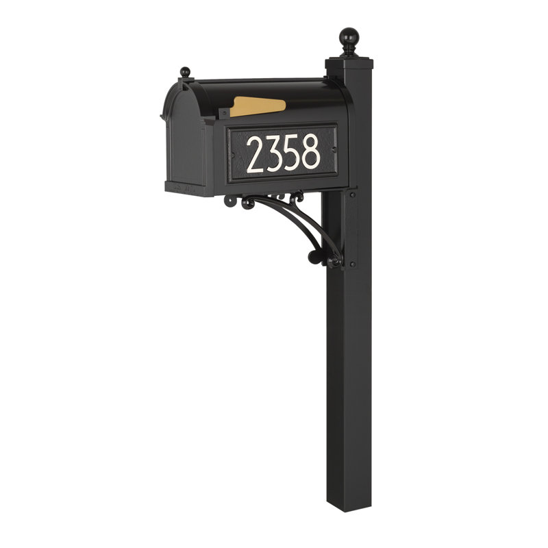 Modern Mailbox, Black/White, Yes