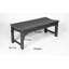 Banc de patio blanc avec texture semblable au bois - Protection contre les intempéries, protégé, capacité de 500 lb, facile à assembler pour et balcon de jardin en bois sans dossier, blanc, assemblage, utilisation