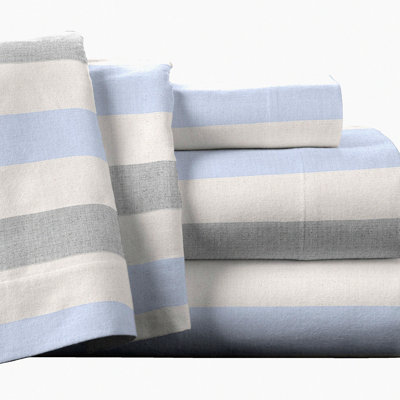 CozyDreams Oversized Flannel Sheet Set - Deep Pocket & Savannah Design - Luxurious Bedding for Extra Comfort & Style