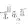 Atrio®Vertical Spray Bidet Faucet, Less Handles