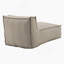 Fauteuil à billes d'extérieur, beige, ensemble de 1