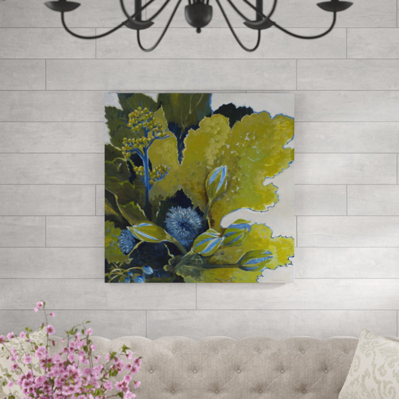 Baies fraîches I - Peinture, Couche de verre, H 36 po x l 36 po