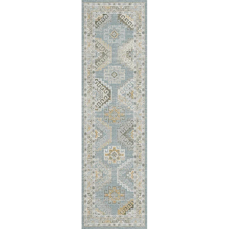ANNALISE 2.2X7.7 7607-581 BLUE/BEIGE/CREAM, Runner 2'2" x 7'7"