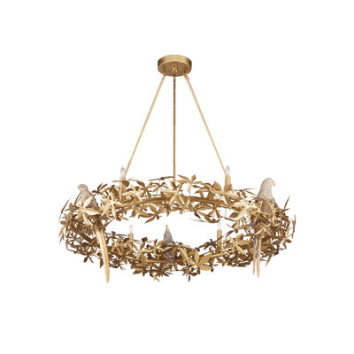 Aviary Gold Chandelier