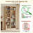 79.7"H 6 Shelf Bookcase With 2 Adjustable Shelves-1005725394