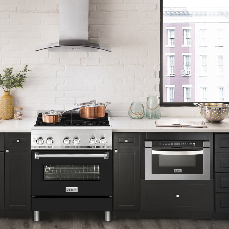 ZLINE 30" Legacy Dual Fuel Range, Satin Stainless Steel