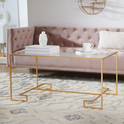 Oxendine Glass Top Coffee Table