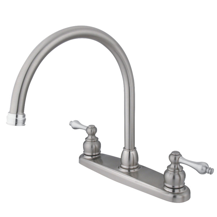 Pull Down Double Handle Kitchen Faucet