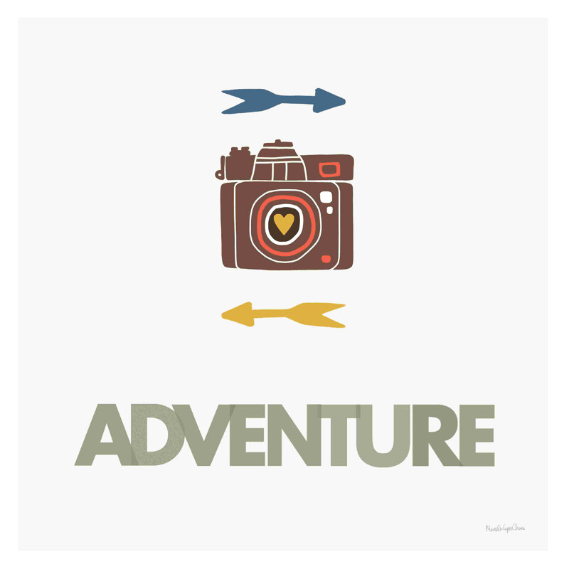 «Adventure» par Mercedes Lopez Charro - impression, H 12 po x l 12 po, Wrapped Canvas, Non