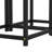 Ebern Designs Tea Tables 2 Pcs MDF Black