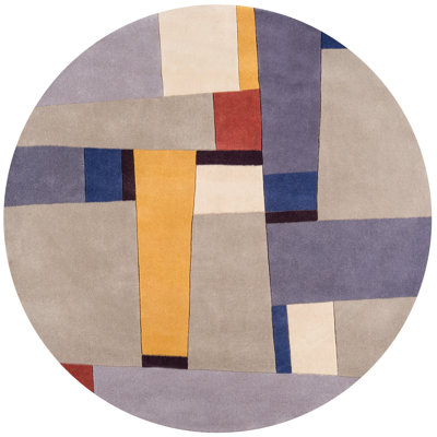 Ayano Wool Geometric Indoor Rug