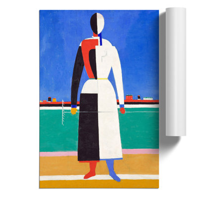 The Rake by Kazimir Malevich - Frameless Print