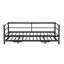 Twin-Sized Metal Daybed Featuring An Adjustable Underbed Drawer And Pop-Up Trundle-107087610