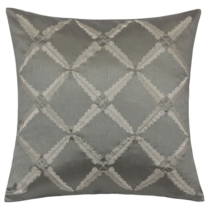 Valriya Embroidered Outdoor Throw Pillow