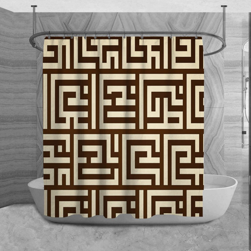 Rideau de douche Ofodire, H 73 po x l 70 po