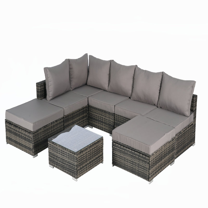 Ensembles repas pour patio, Gris foncé
