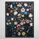Nature Voja Floral Non-Slip Machine Washable Colorful Modern Area Rug in Black for Living Room, Bedroom, Hallway Runner, Entryway Rugs