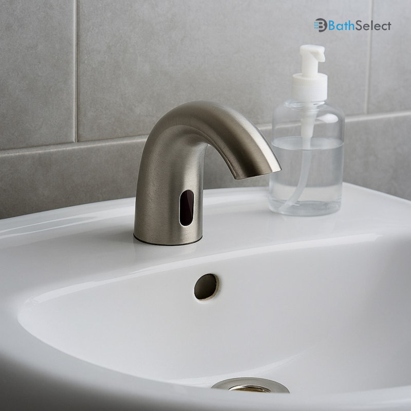 Robinet sans contact Sierra BathSelect Lyon - à fixation sur plateau, finition nickel brossé Sierra