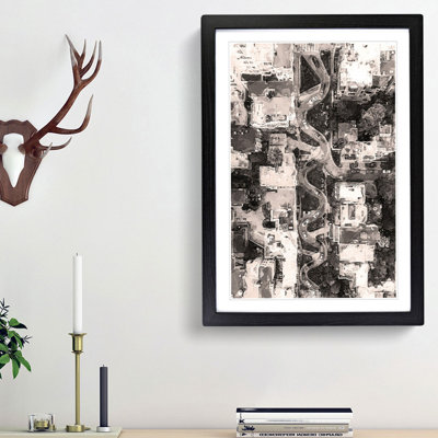 Above Lombard Street in San Francisco - Framed Print