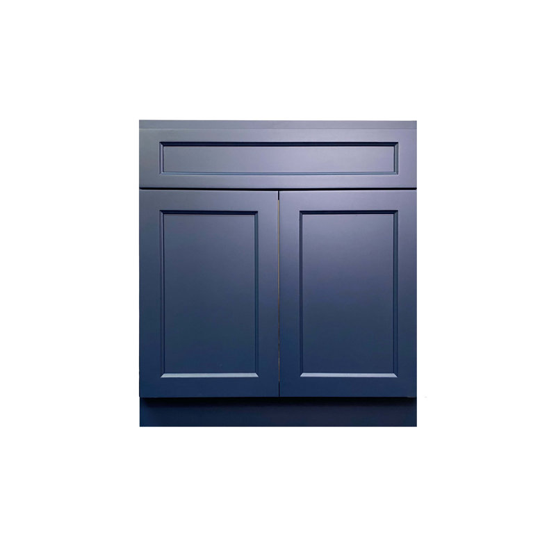 30'' Bathroom Vanity Base Only, Blue