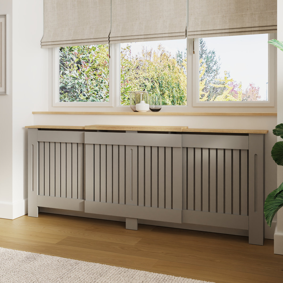 GFW Longslow Adjustable Radiator Cover | Wayfair.co.uk
