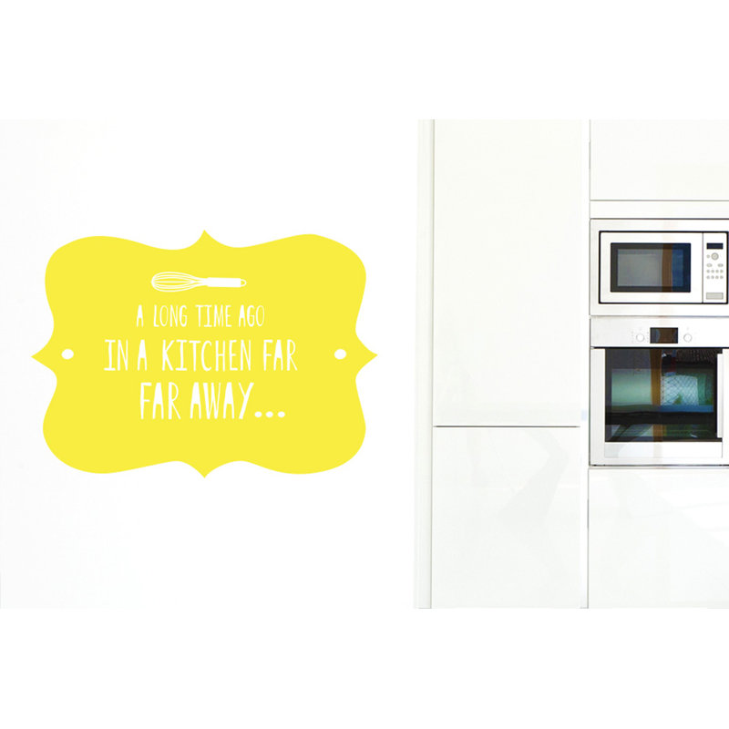 Wall Decal, Bright Yellow, Large