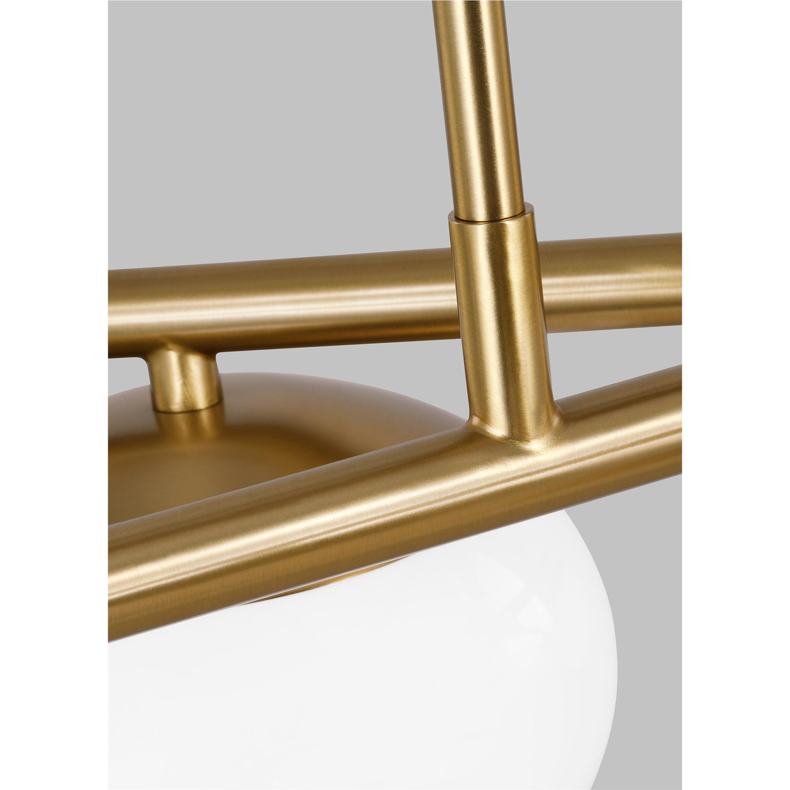 Vibi 6-Light Chandelier, Burnished Brass