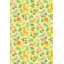 Tapis floral jaune / rose / vert en polyester tissé à plat Dorcheer-1488991501