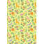 Tapis floral jaune / rose / vert en polyester tissé à plat Dorcheer-1488991505