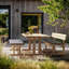 Ermelundene Outdoor Bench