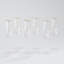 S/6 Celebration Champagne Glasses-Clear W/Gold Dots