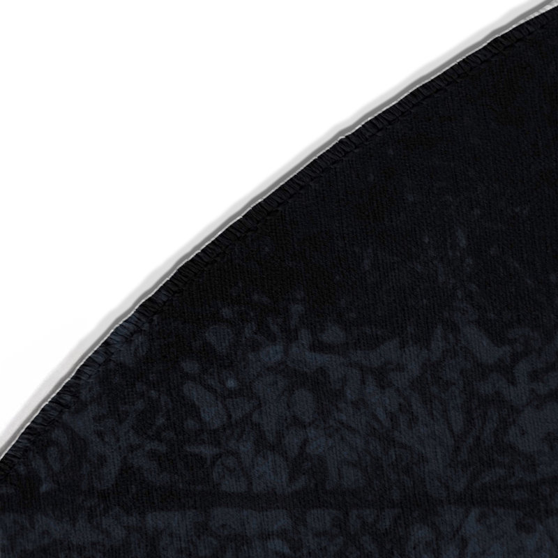 Moonlit Wreath Indoor And Outdoor Area Rug, Round 5'