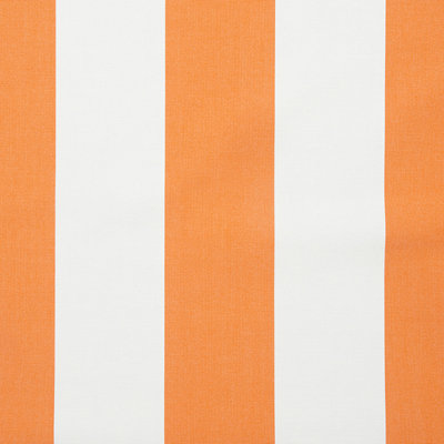 Whimsy Garden Fabric, Tangerine