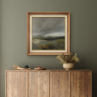 Premium Framed Wall Art - Vintage Landscape Print for Bedroom Decor - 26"x36"