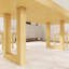 Ensemble de table de salle à manger extensible en bois 7 pièces avec rallonge papillon-739820277-739820276
