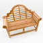 Siobhan Solid Wood Teak Outdoor Bench
