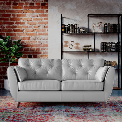 Marylin 3 Seater Leather Sofa